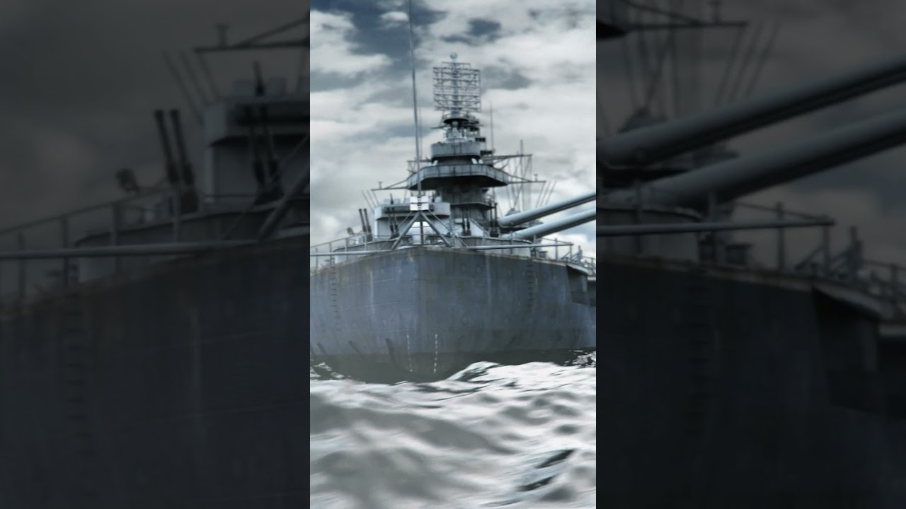 This is how USS Texas supported the Normandy landings #shorts