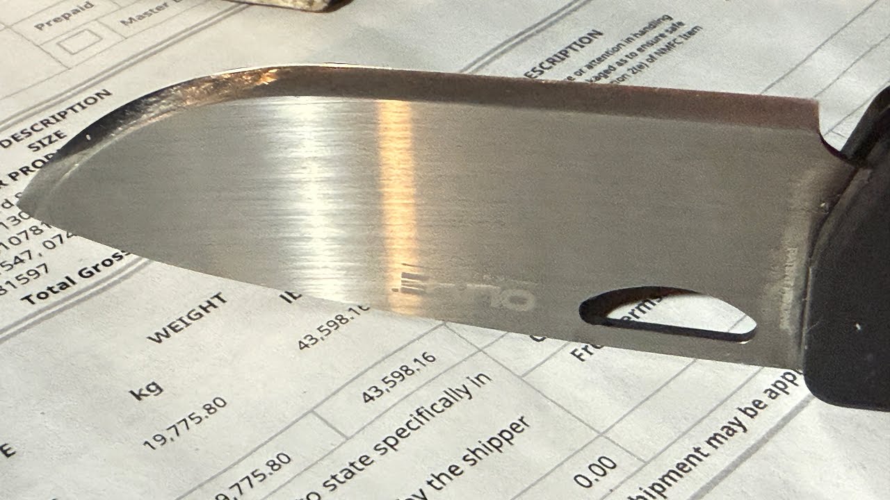 Olive Knives Lenta Carbide blade. Rambling perspectives to consider with up close shots and more. 