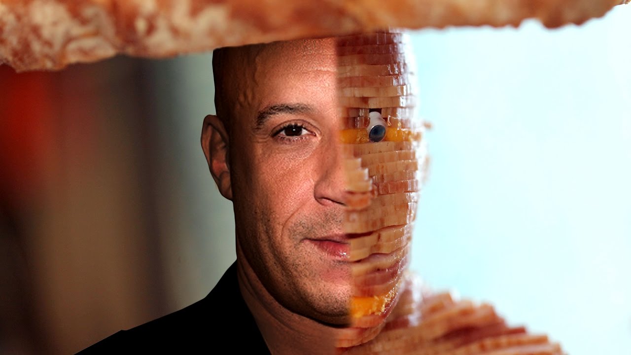 Laser Cut Vin Diesel Ham and Cheese Sandwich