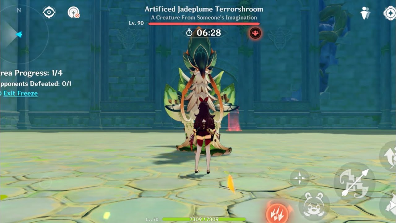 This domain forces you to solo all the bosses using Amber…