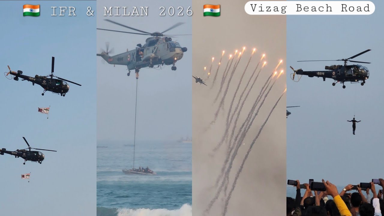 Visakhapatnam (Vizag) International Fleet Review (IFR) & MILAN 2026 Full video |Andhra Pradesh#india