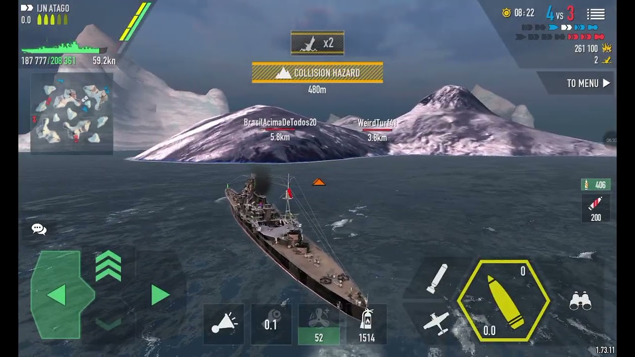 Ijn atago 2vs2