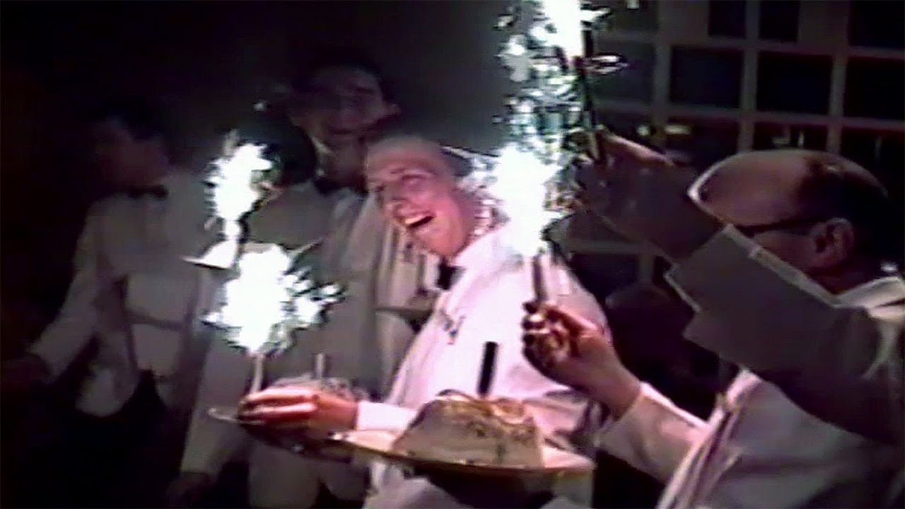 QE2 1990 Cruise and NYC Arrival. Galley Visit & Waiter Parade RMS Queen Elizabeth 2