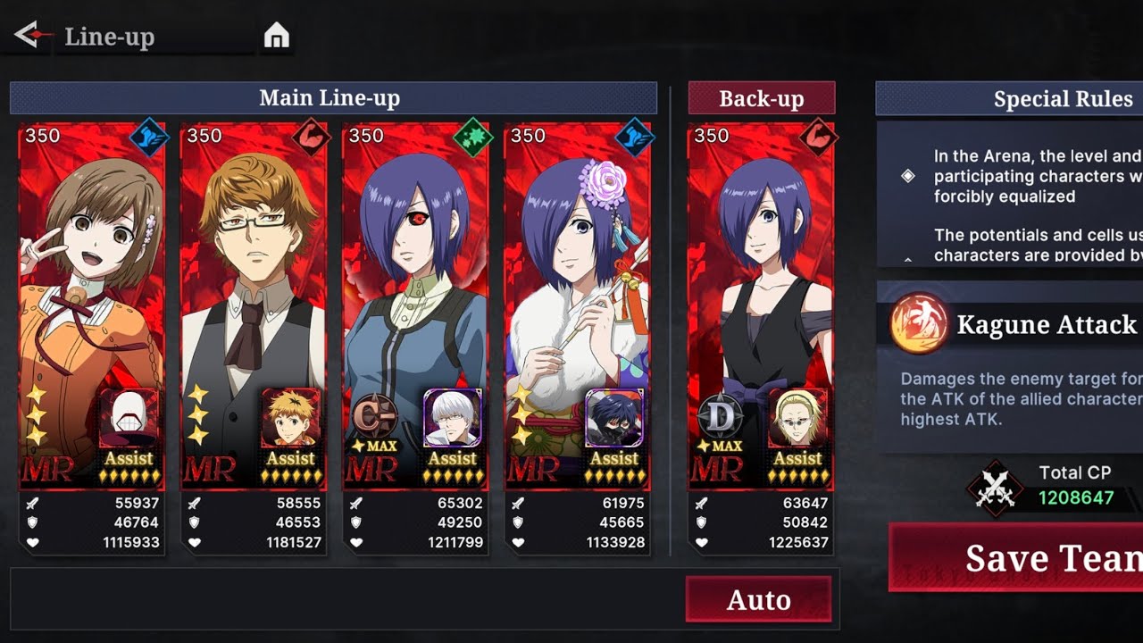 Up 3* - Test PVP Nishiki Nishio [Anteiku] | Tokyo Ghoul: Break the Chains