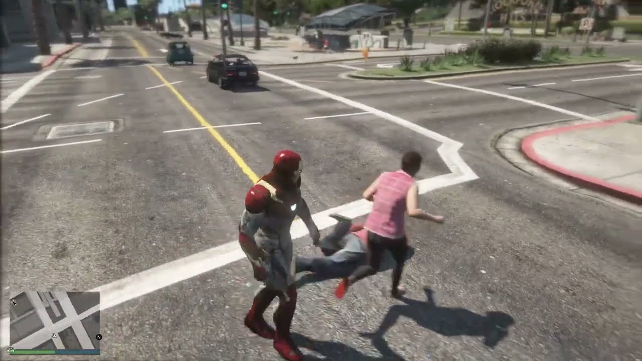Iron Man Helps Police Catch Criminals 👮&zwj;♂️🦾 | GTA 5 Mods