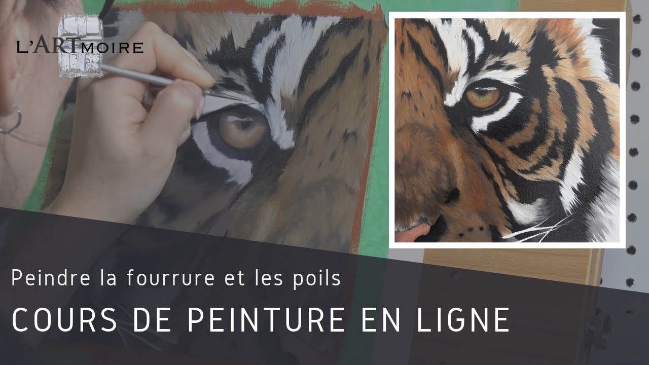 [ COURS DE PEINTURE ] Comment peindre la fourrure et les poils | L'ARTmoire | Fanny Duhaime