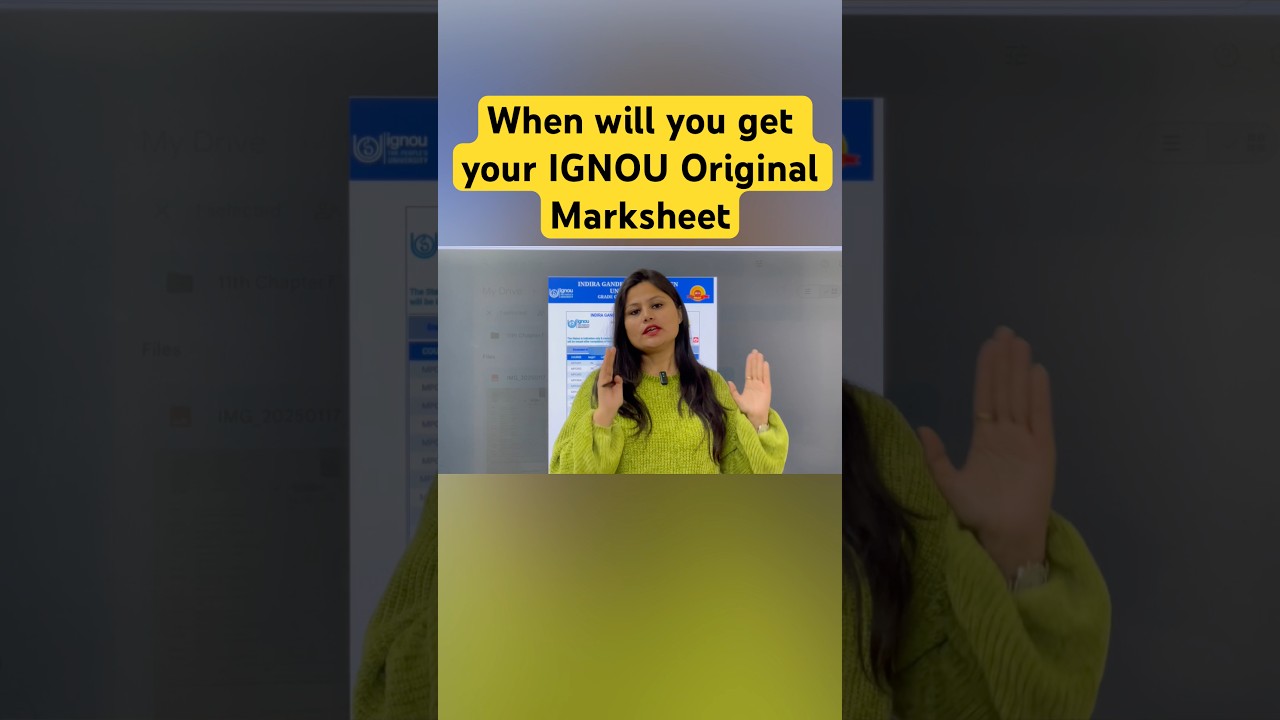 Ignou marksheet #ignoumarksheet #gradecard #ignou