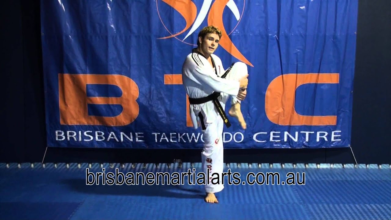 Kicks - Running Down Kick - Brisbane Taekwondo Centre