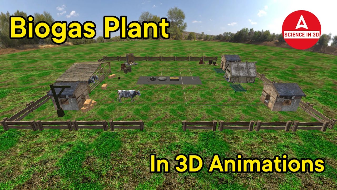 How Does a Biogas Plant Work? | 3D Animation