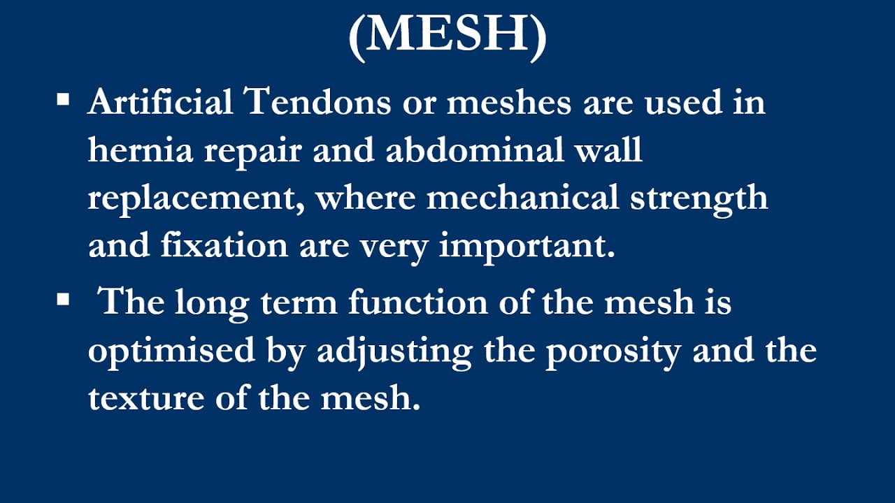 Medical Textile: From raw materials to products