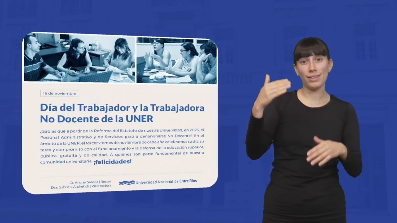 LSA - Día del Trabajador/a No Docente de la UNER