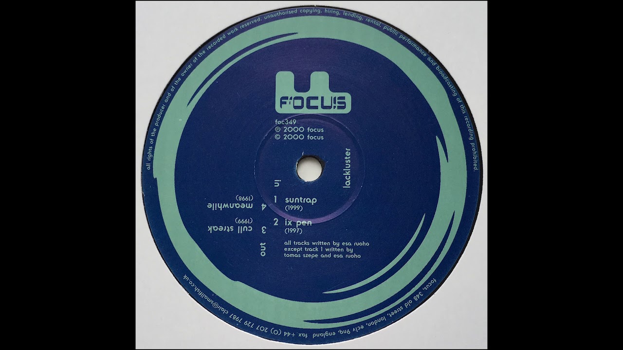 Lackluster - Suntrap
