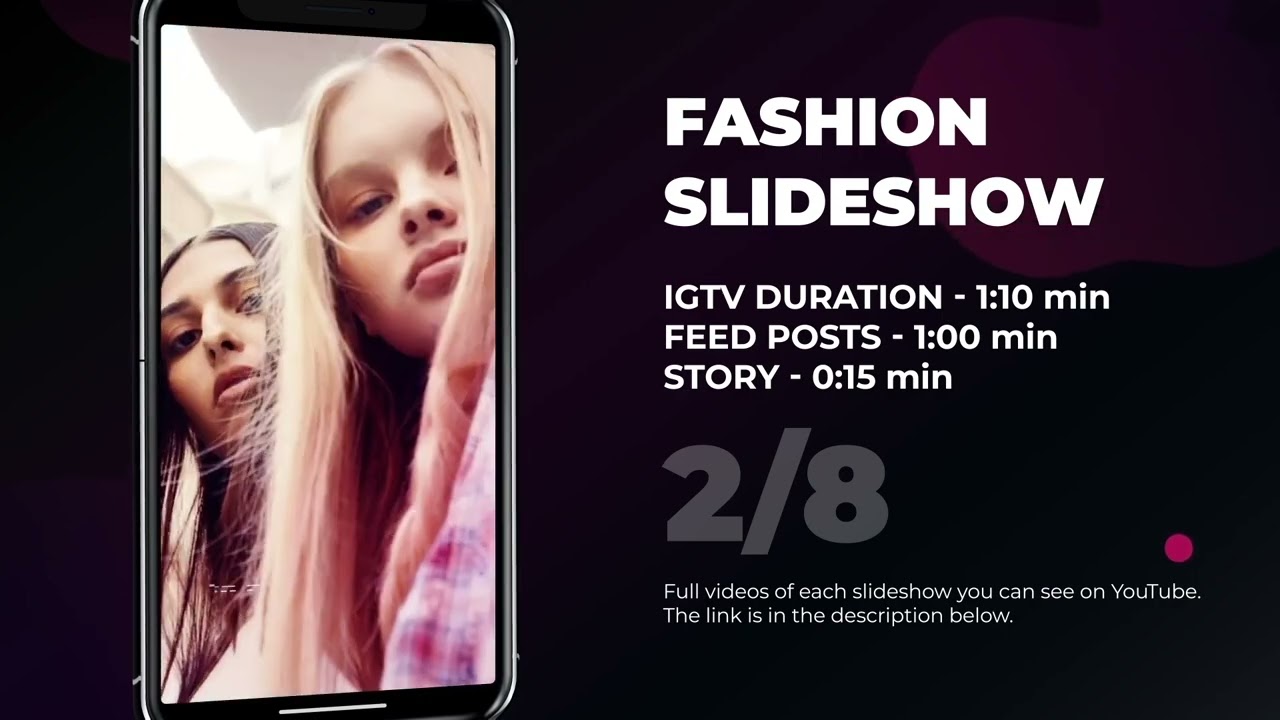 Instagram Slideshow Pack - IGTV, Post, Stories | Premiere Pro Templates Free Download Zip