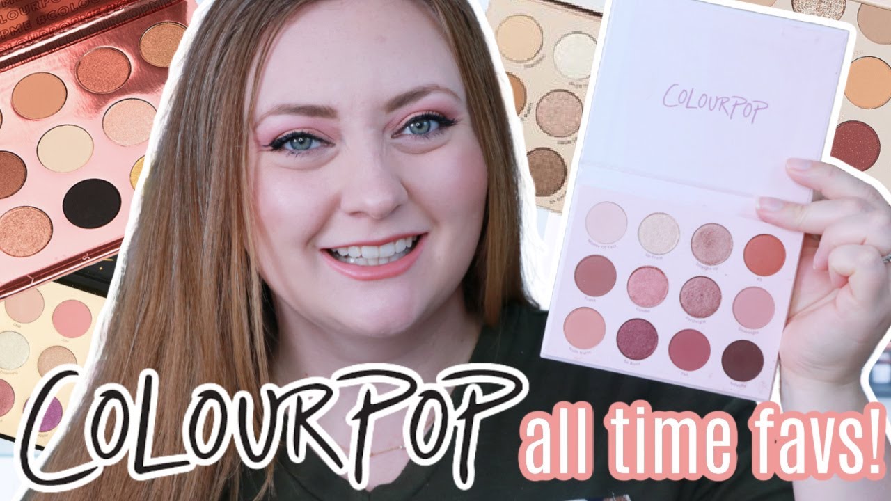 MY TOP 5 COLOURPOP PALETTES ... of all time! Collab with @melindafenves  💕💕 (Best of Colour Pop!)
