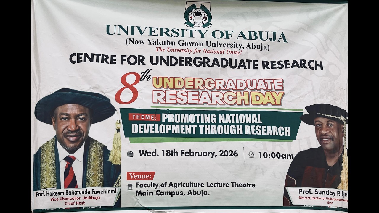 UNIABUJA CENTRE FOR UNDERGRADUATE RESEARCH