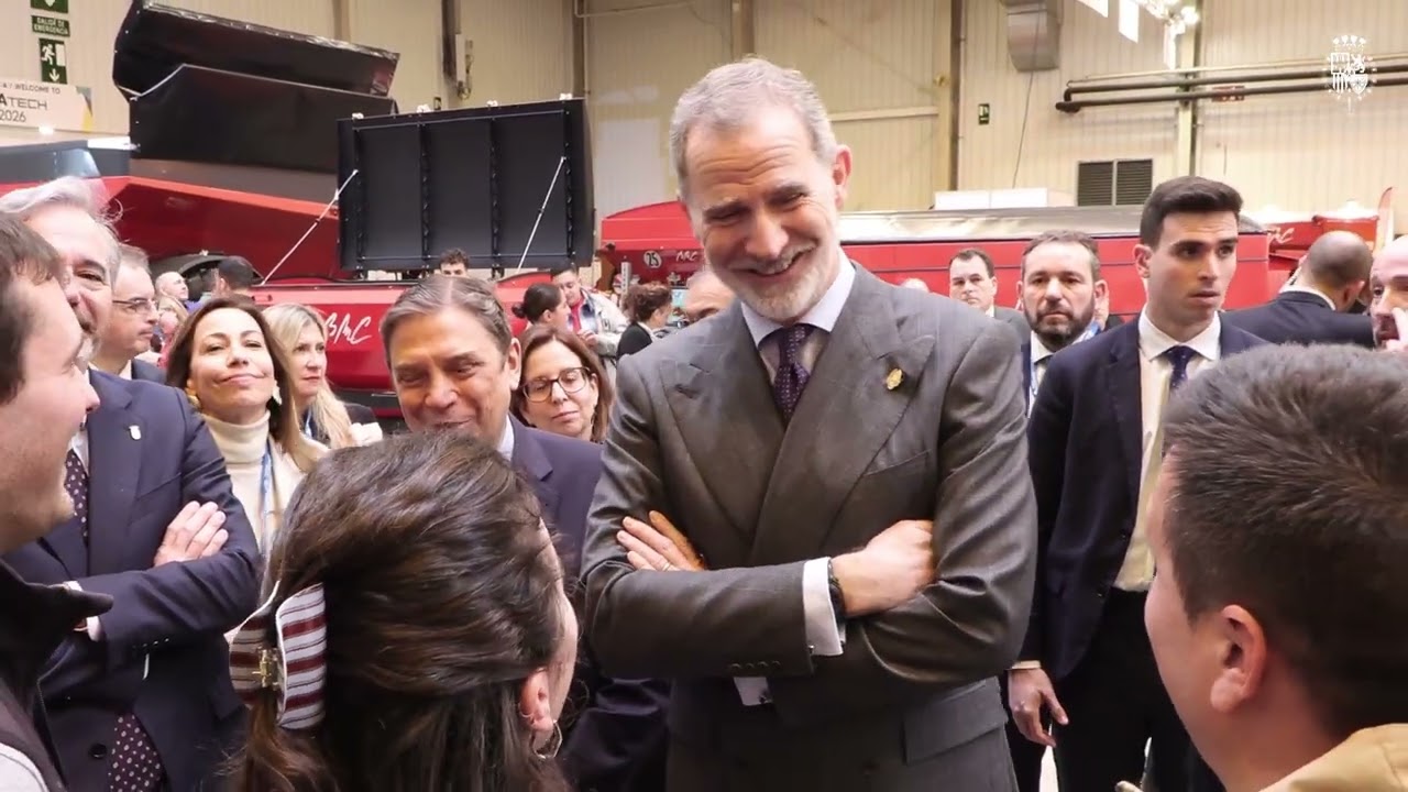 El Rey inaugura la 44ª edición de la Feria Internacional de la Maquinaria Agrícola (FIMA)
