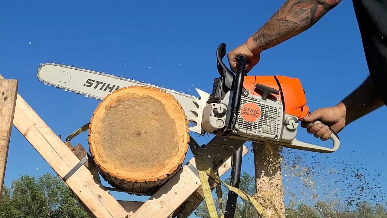 Ported Stihl ms461 first cuts and some carb tuning info