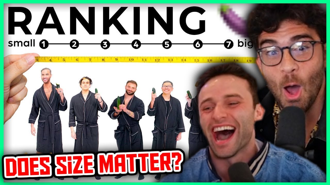 Men Rank Themselves By Penile Size | Hasanabi Reacts to Jubilee ft. AustinShow