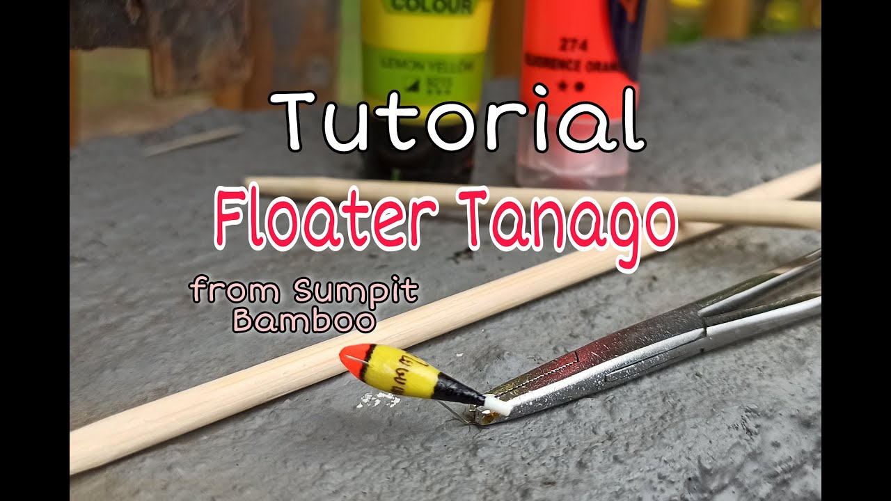 cara sederhana membuat pelampung micro ❗ Making Floater Tanago handmade dari Bamboo