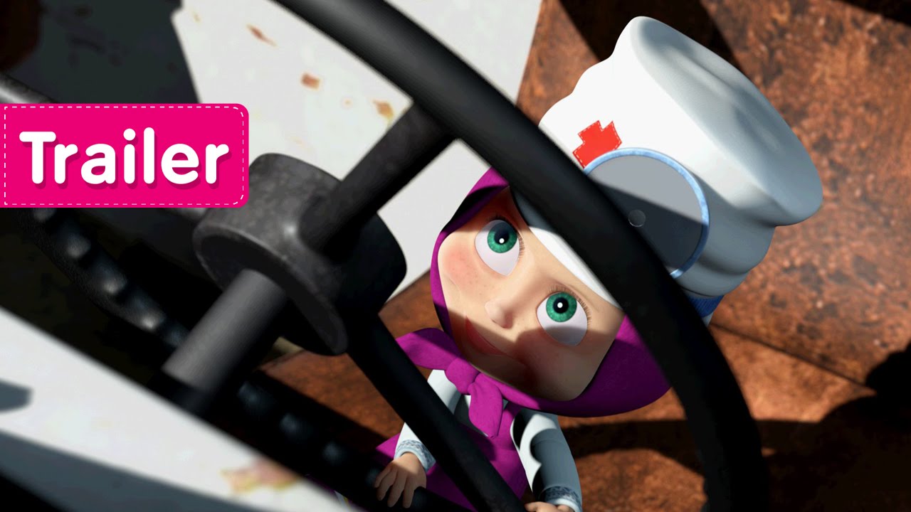 Masha e o Urso - Crian&ccedil;a com Lobos (Trailer)