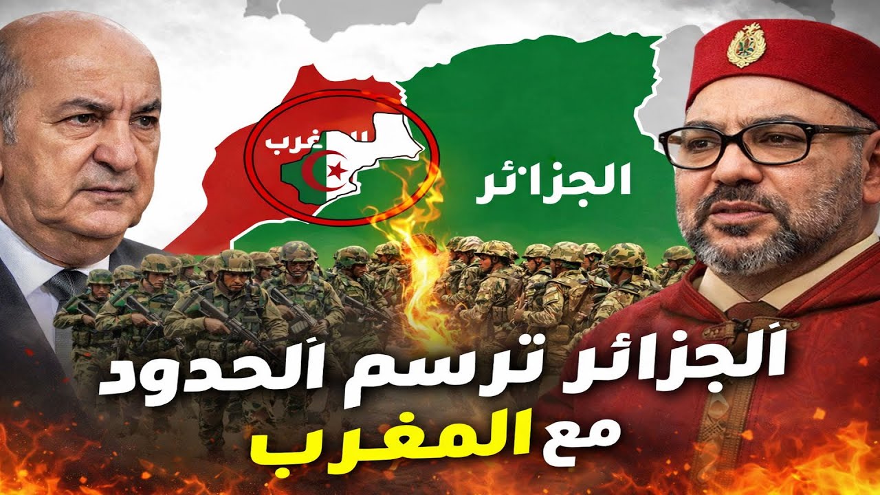 شاهد كيف قام الجيش الجزائري بطرد المغاربة من ارضهم و الاستحواذ عليها ... قصر ايش