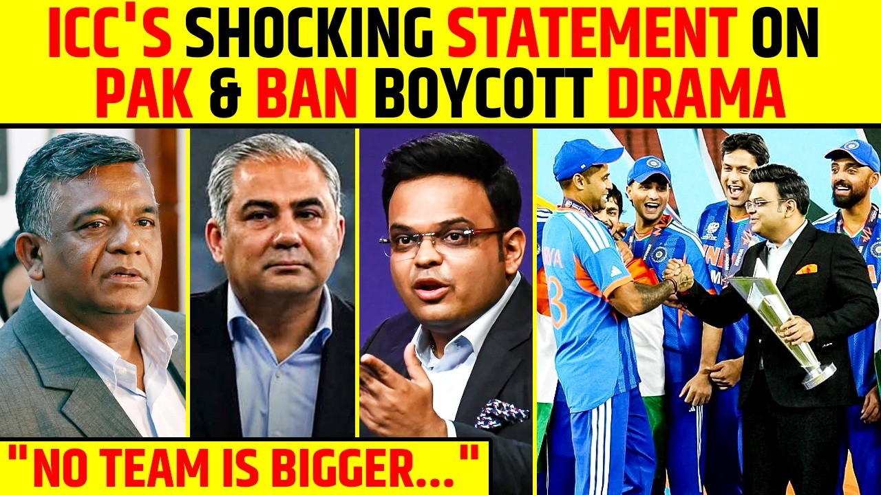 ICC'S SHOCKING STATEMENT ON PAKISTAN & BANGLADESH T20WC BOYCOTT DRAMA #jayshah #t20worldcup2026