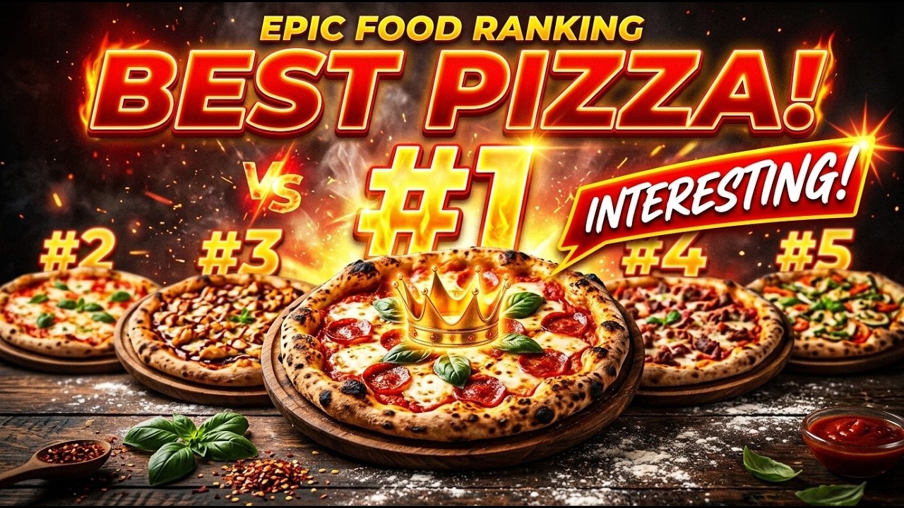 Delicious Pizza Ranking 🍕  4K Food Slideshow