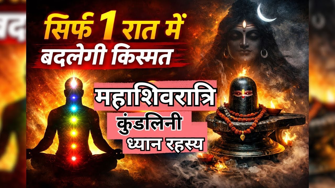 इस महाशिवरात्रि करें कुंडलिनी जागरण ध्यान | बदल जाएगी किस्मत