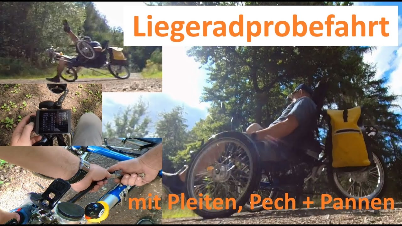 erstmalraus... Liegerad - Trike - Zweite Probfahrt
