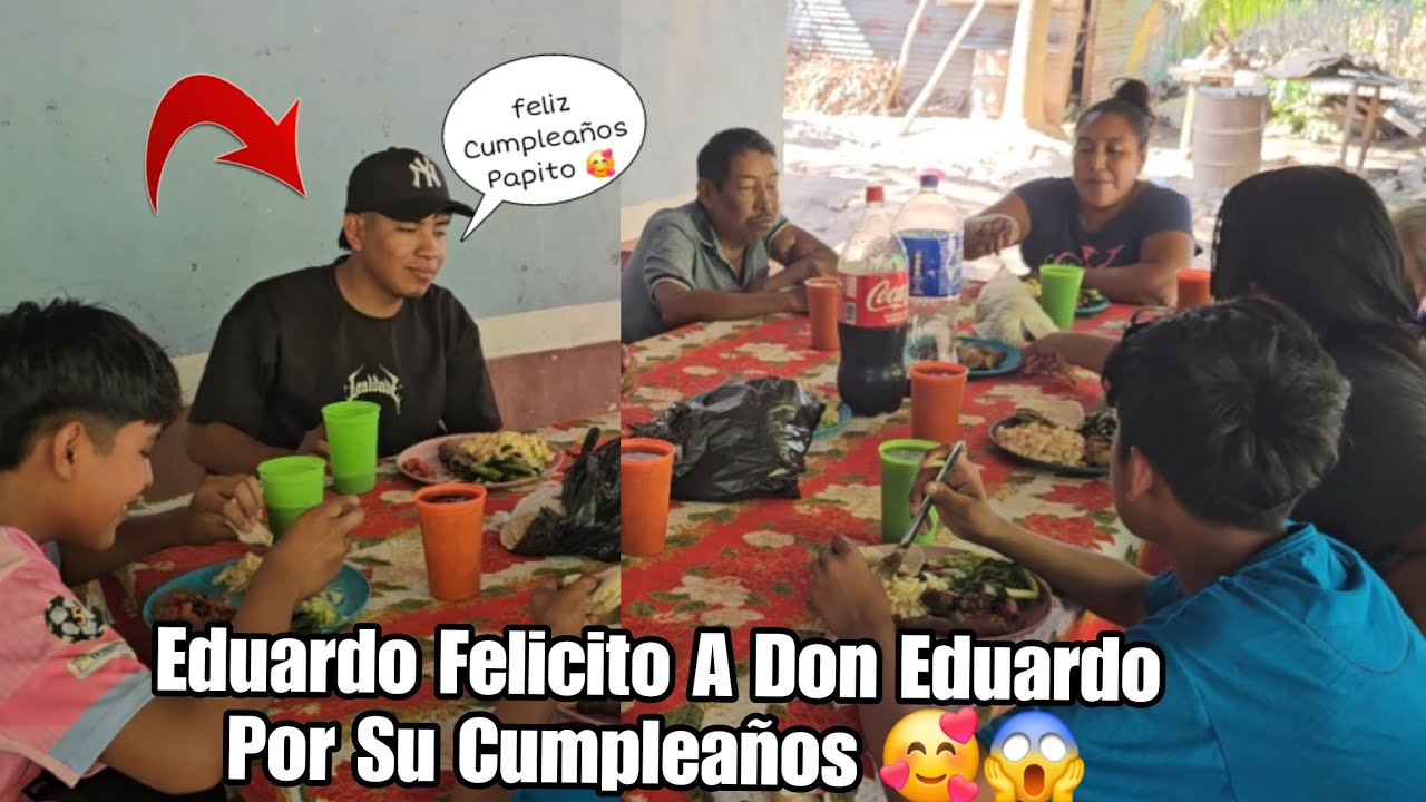 Eduardo Llego Al Cumpleaños De Don Eduardo🥳, Llego Solo No Trajo Asu Mujer 😱
