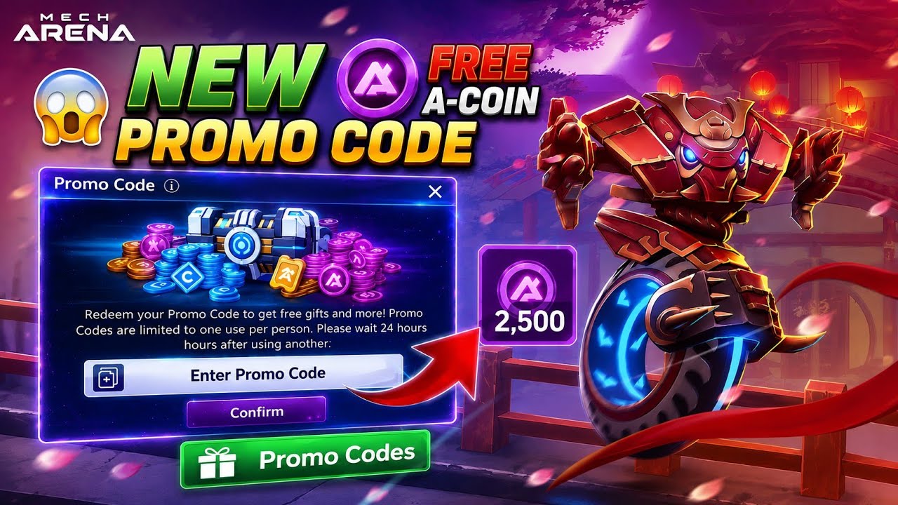 1K FREE A-COINS 😱 | SECRET INFORMATION ABOUT UPCOMING CRATE RUSH EVENT 🔥 | MECH ARENA #promocode 
