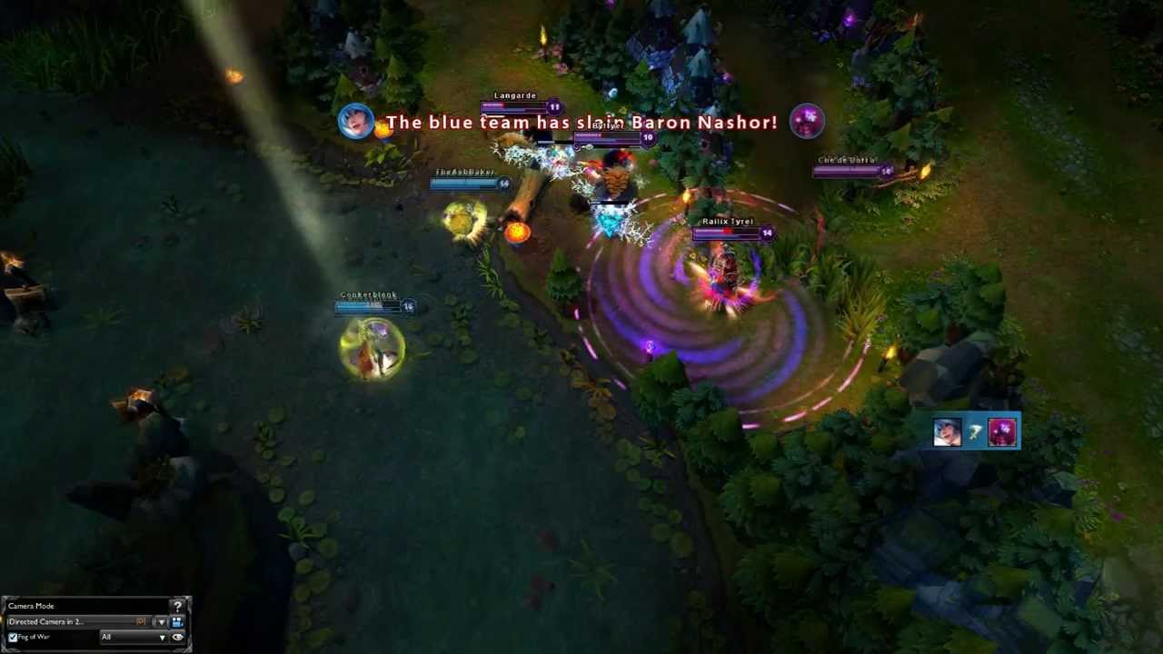 LoL - 2v5, The power of Baron buff