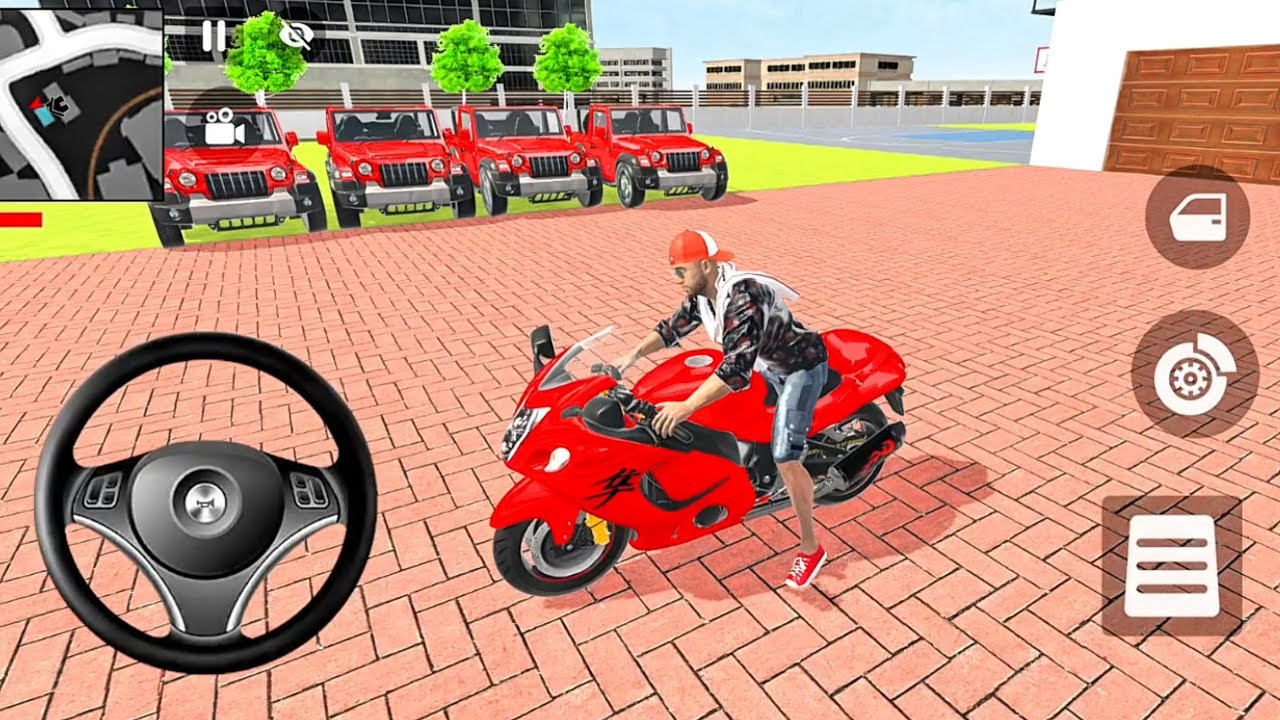 😱💥🎮 Franklin purchased 4️⃣ Modified Thar from showroom 😁🎯🎮 Indian theft Aura game 🎮🎯