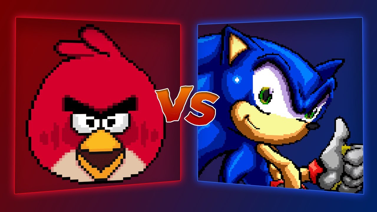 MUGEN Battle - Red Bird vs Sonic TFTA