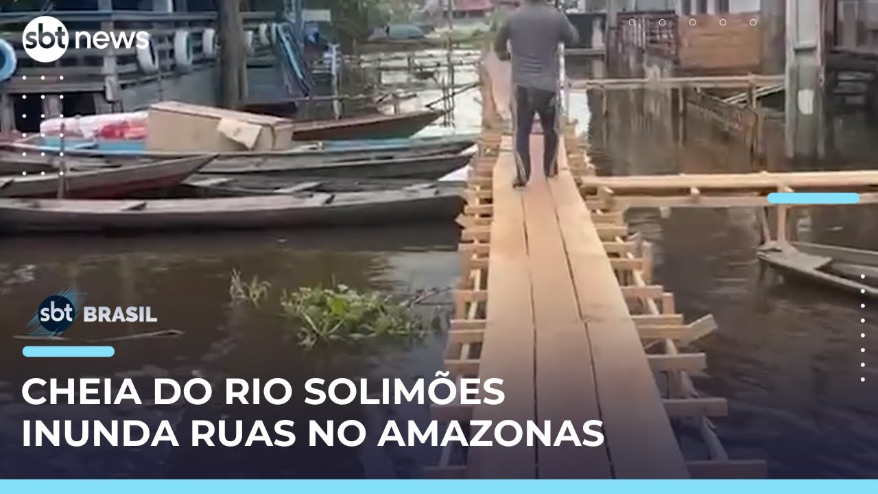 Temporada de cheias em Manacapuru (AM) afeta moradores | #SBTBrasil