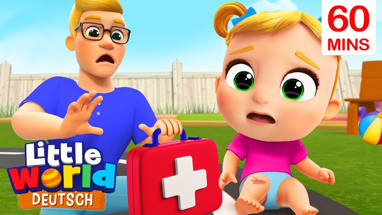 Mama, ich habe ein Aua | Kinderlieder für Kleinkinder | Little World Deutsch