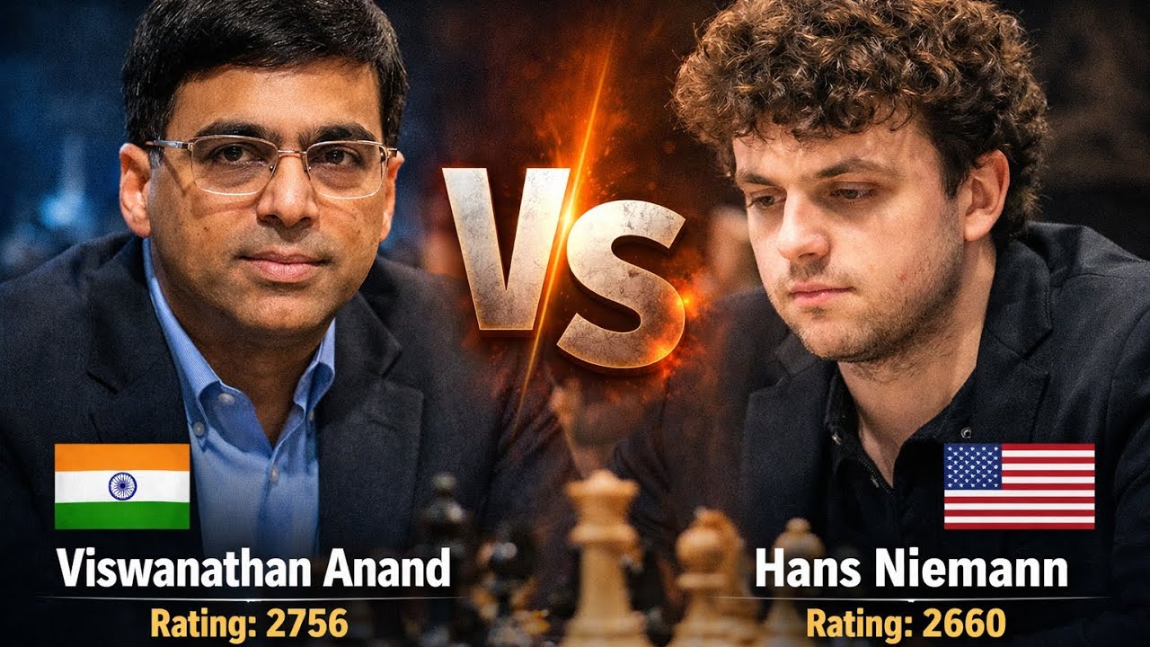 || World Champion Anand Dominates Hans Niemann in 49 Moves || 