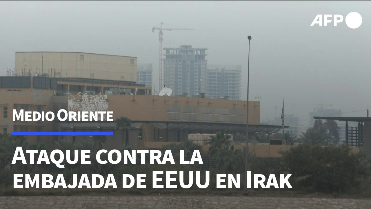 Ataque contra la embajada de EEUU y tres muertos en bombardeos a grupo proiraní en Irak | AFP