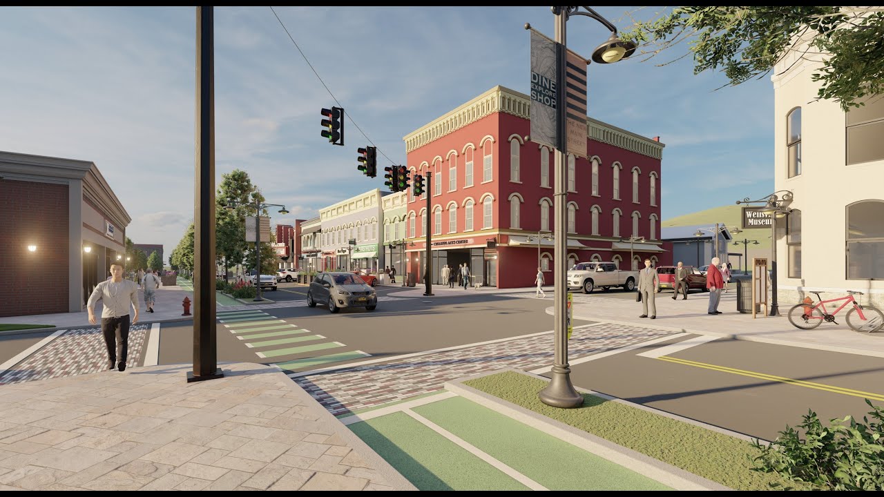 Modern Connections to Historic Town - A Wellsville, NY Master Plan