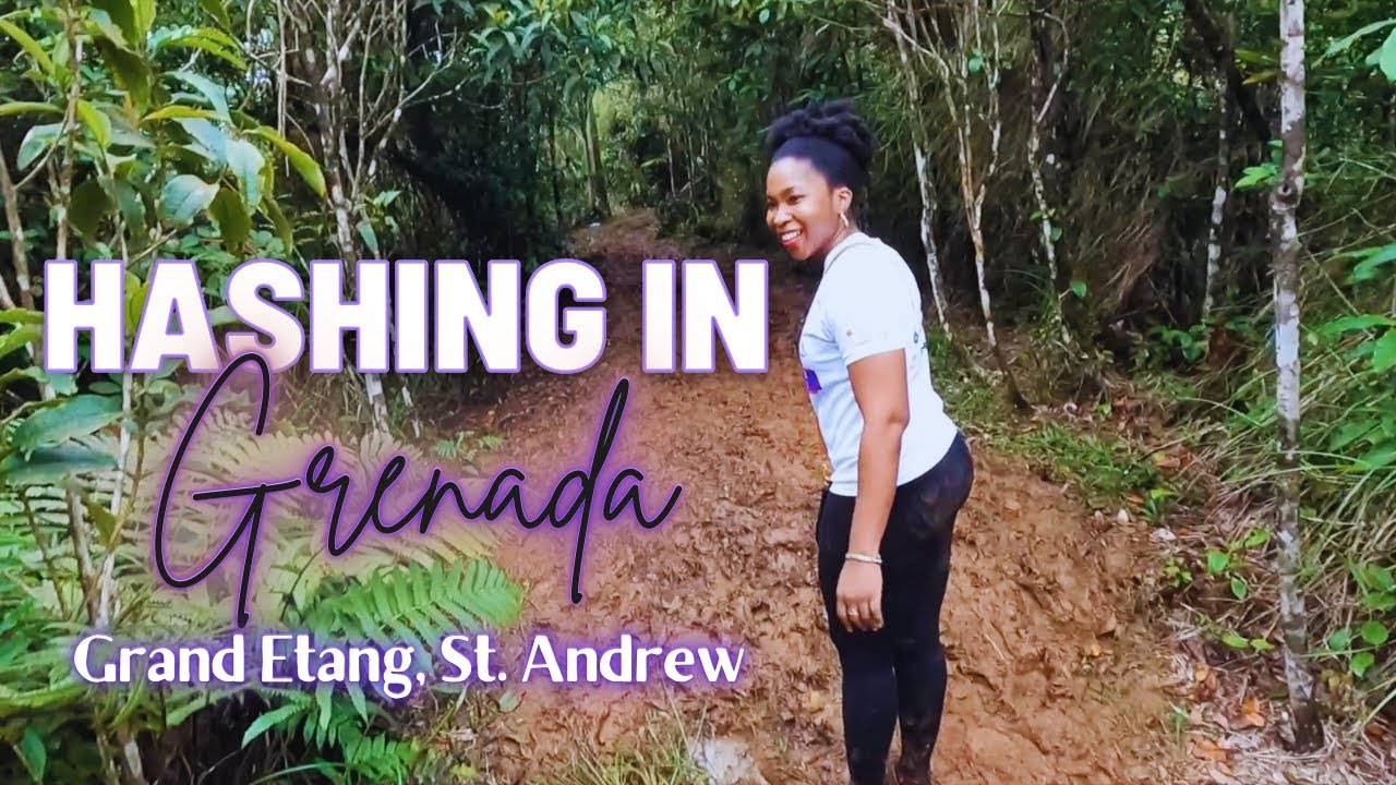 Hashing in the Grand Etang Forest Reserve, St  Andrew, Grenada! EPIC Hashing/Hiking VLOG!