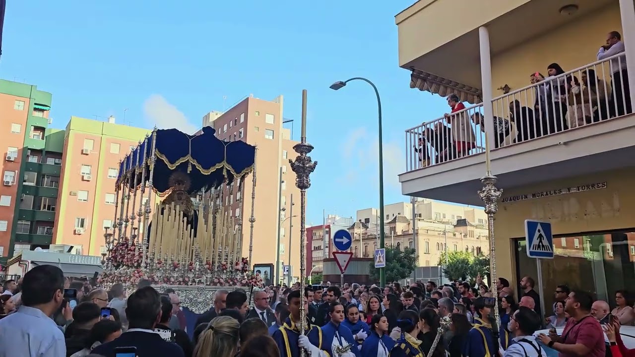 |4K| VIRGEN DE LOS DOLORES . HDAD SAN JOSE OBRERO. Sábado de Pasion Sevilla 2025
