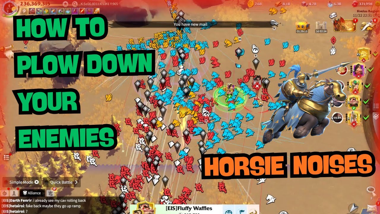 RUN OVER YOUR ENEMIES [CAVALRY EDITION] CALL OF DRAGONS!