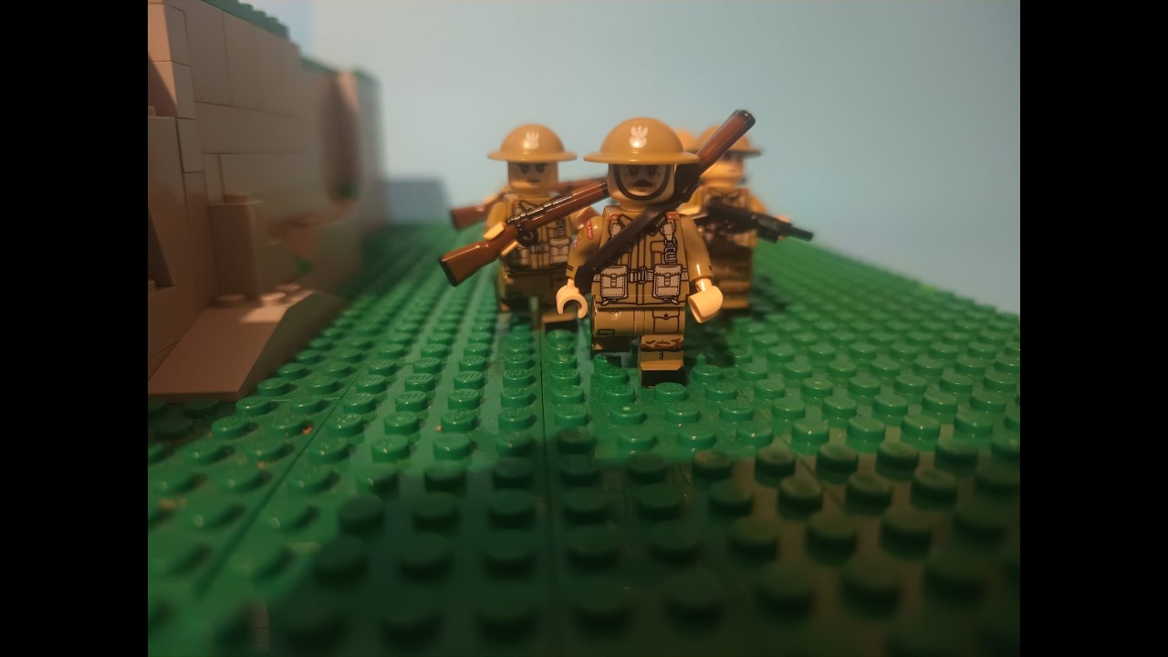 ZROBIŁEM POTĘŻNĄ MAKIETE BITWY O MONTE CASSINO Z LEGO! #lego #ww2 #ww2