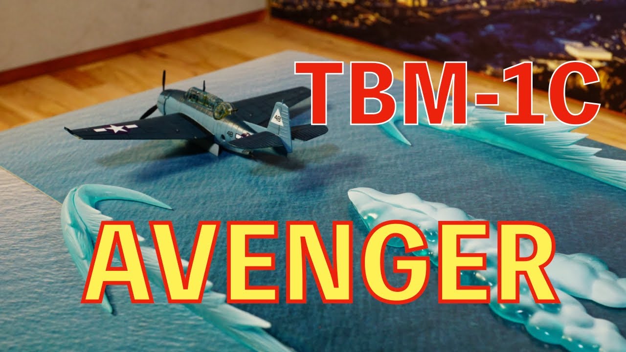 1/144 Grumman TBM-1C Avenger.made by F-toys.エフトイズ　グラマン　アベンジャー雷撃機#scalemodel