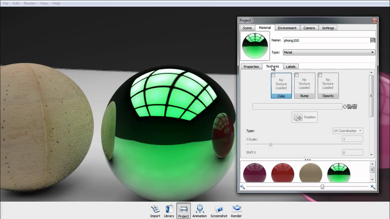 KeyShot 3 - Material Creation - Lesson 02: Using Textures