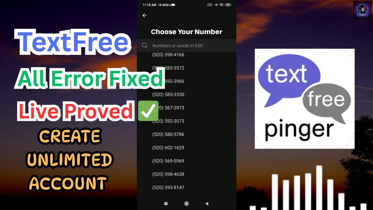 TextFree All Errors Fixed New Update Method | TextFree All Error 7062, 7063, 7063 Fixed #textfree