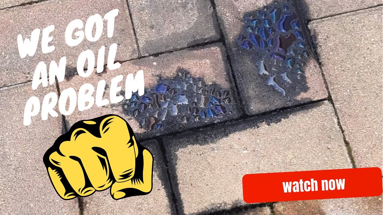 Pressure Washing a DRIVEWAY with a OIL ISSUE