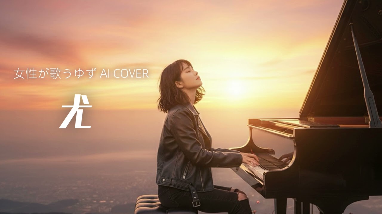 尤／ゆず【女性が歌うゆずAI Cover】ピアノアレンジ