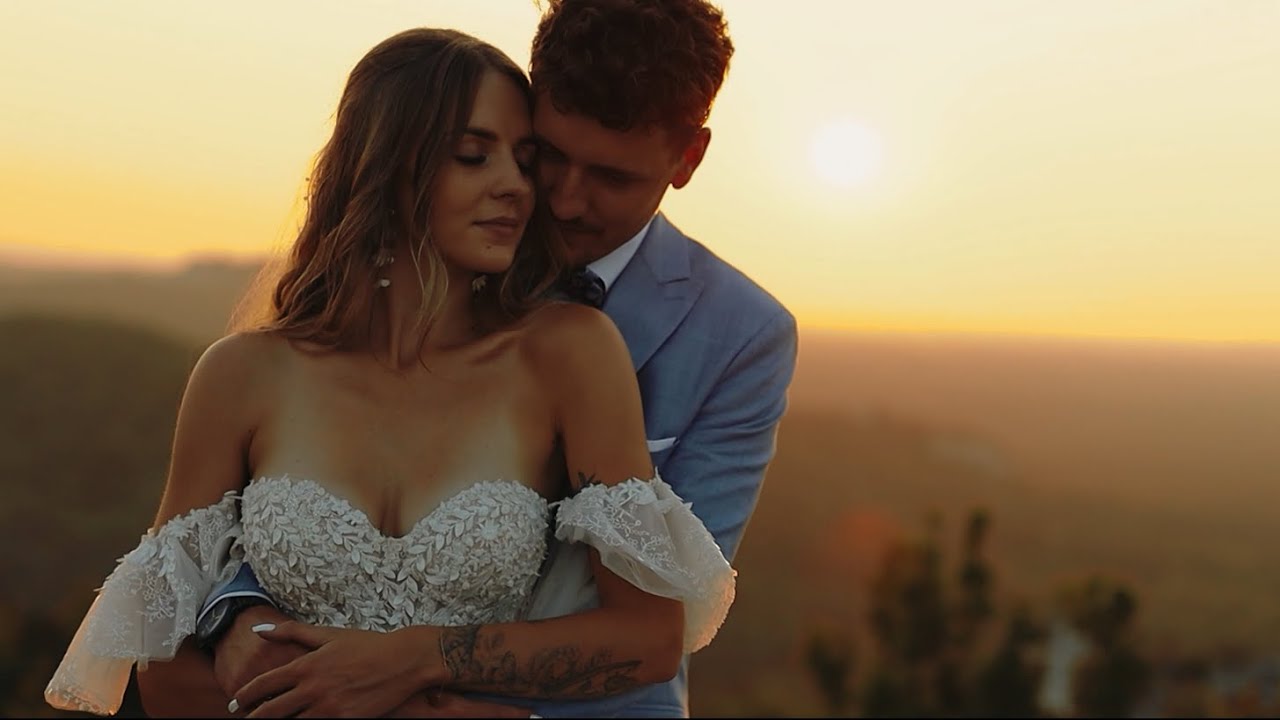 Kinga & Radosław - Teledysk ślubny - Ślub kościelny w plenerze - Luxor Poręba www.art-foto-video.pl
