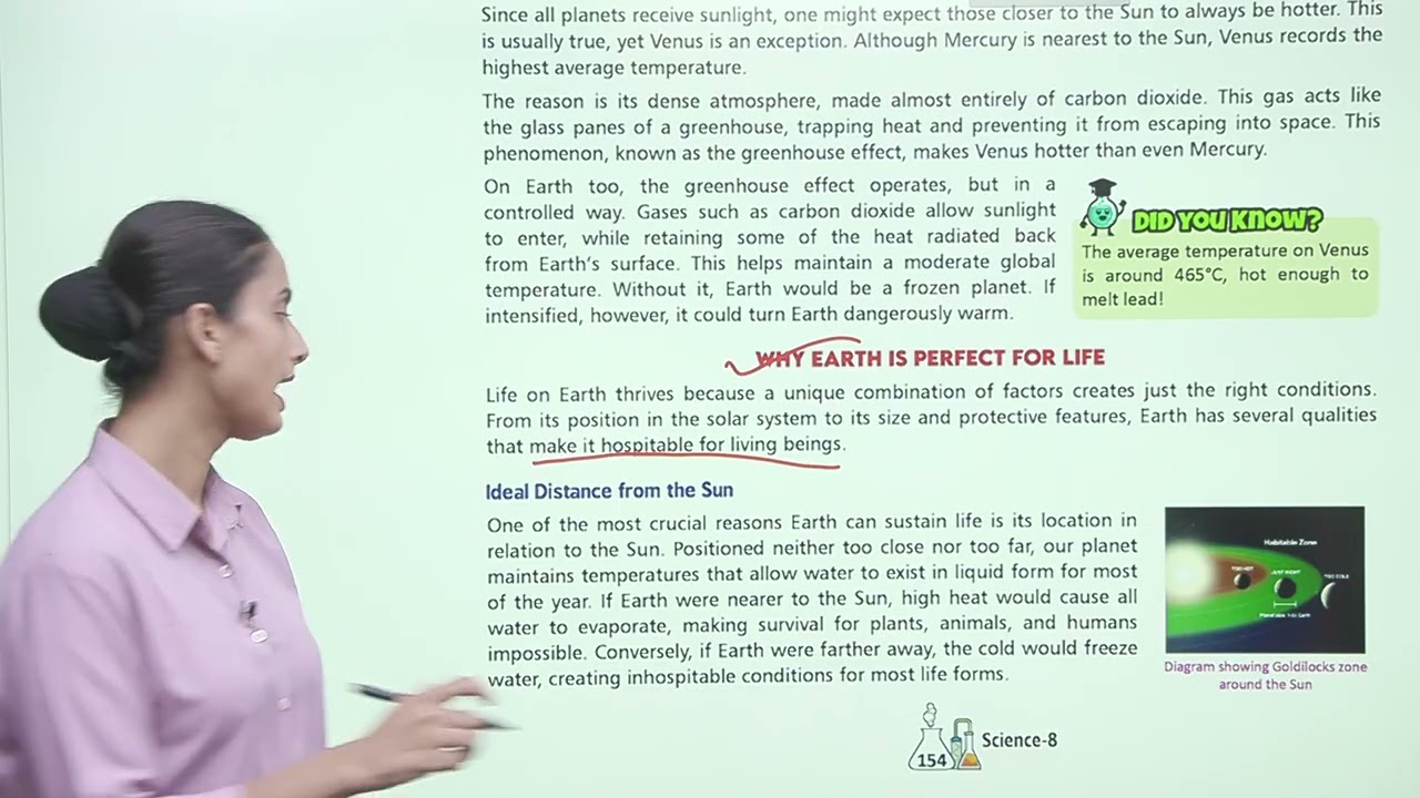 Ch 13 | Jophiel Books | Science | Class 8 | Our Home – Earth, the Life-Sustaining Planet | For